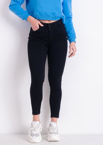 0017 Чорні жіночі джинси (NEW JEANS, стрейчеві, 6 од., розміри норма: 25. 26. 27. 28. 29. 30) - фото 2