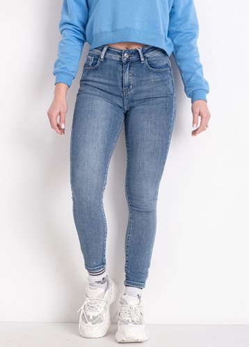 0028 Блакитні жіночі джинси (NEW JEANS, стрейчеві, 6 од., розміри норма: 25. 26. 27. 28. 29. 30) - фото 2