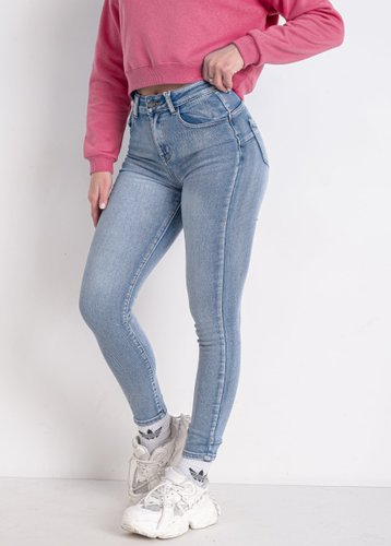 0030 Блакитні жіночі джинси (NEW JEANS, стрейчеві, 6 од., розміри норма: 25. 26. 27. 28. 29. 30) - фото 2