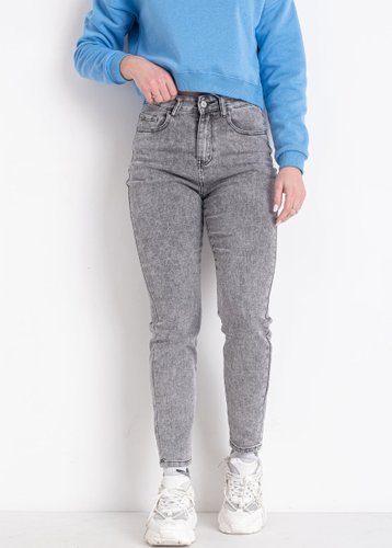 0052 Сірі жіночі джинси (NEW JEANS, стрейчеві, 6 од., розміри норма: 25. 26. 27. 28. 29. 30) - фото 2