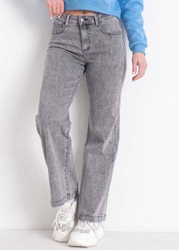 0055 Сірі жіночі джинси кльош (NEW JEANS, стрейчеві, 6 од., розміри норма: 25. 26. 27. 28. 29. 30) - фото 2