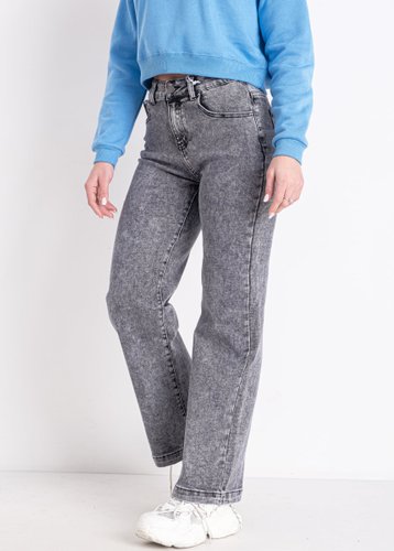 0056 Сірі жіночі джинси кльош (NEW JEANS, стрейчеві, 6 од., розміри норма: 25. 26. 27. 28. 29. 30) - фото 2
