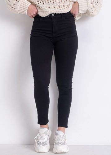 0081 Чорні жіночі джинси (NEW JEANS, стрейчеві, 6 од., розміри напівбатал: 28. 29. 30. 31. 32. 33) - фото 2