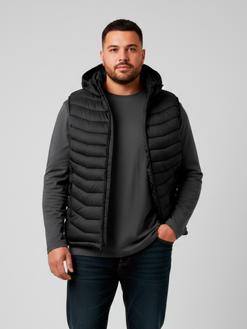 Жилетка чоловіча на синтепоні Size Plus Yola 25009